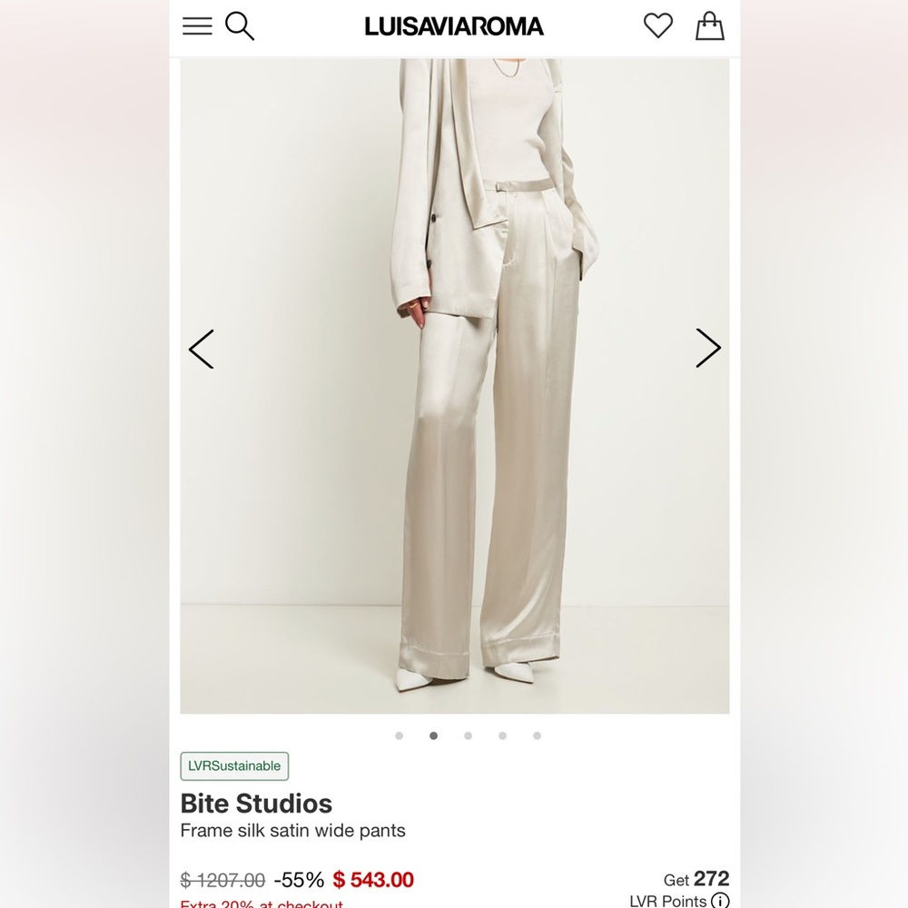 Bite silk pants - Picture 6 of 8